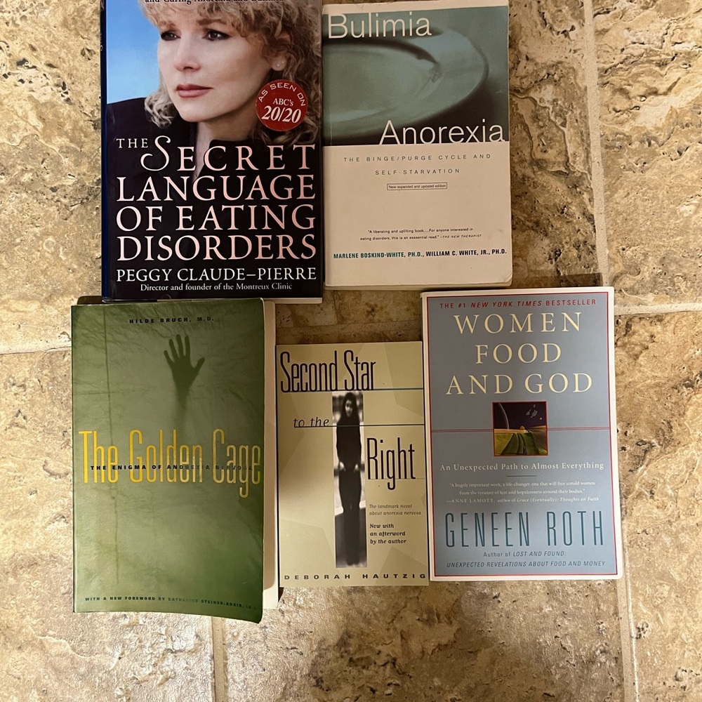 Collection of Five Books on Eating Disorders and Recovery